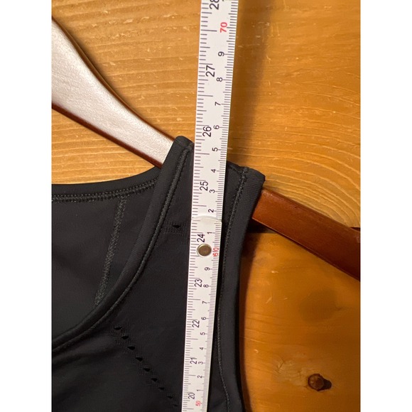 ATHLETA Black Seamless Racerback Workout Tank Top XS Athletically Designed Gym - Picture 3 of 10